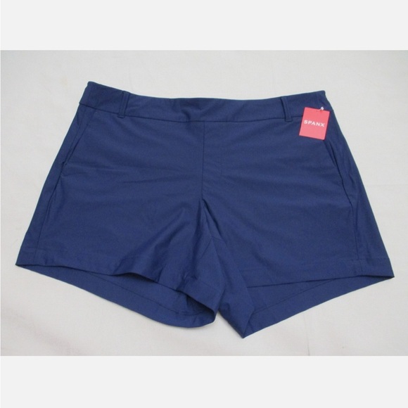 New! Spanx Sunshine Shorts 4” Navy - Picture 7 of 8